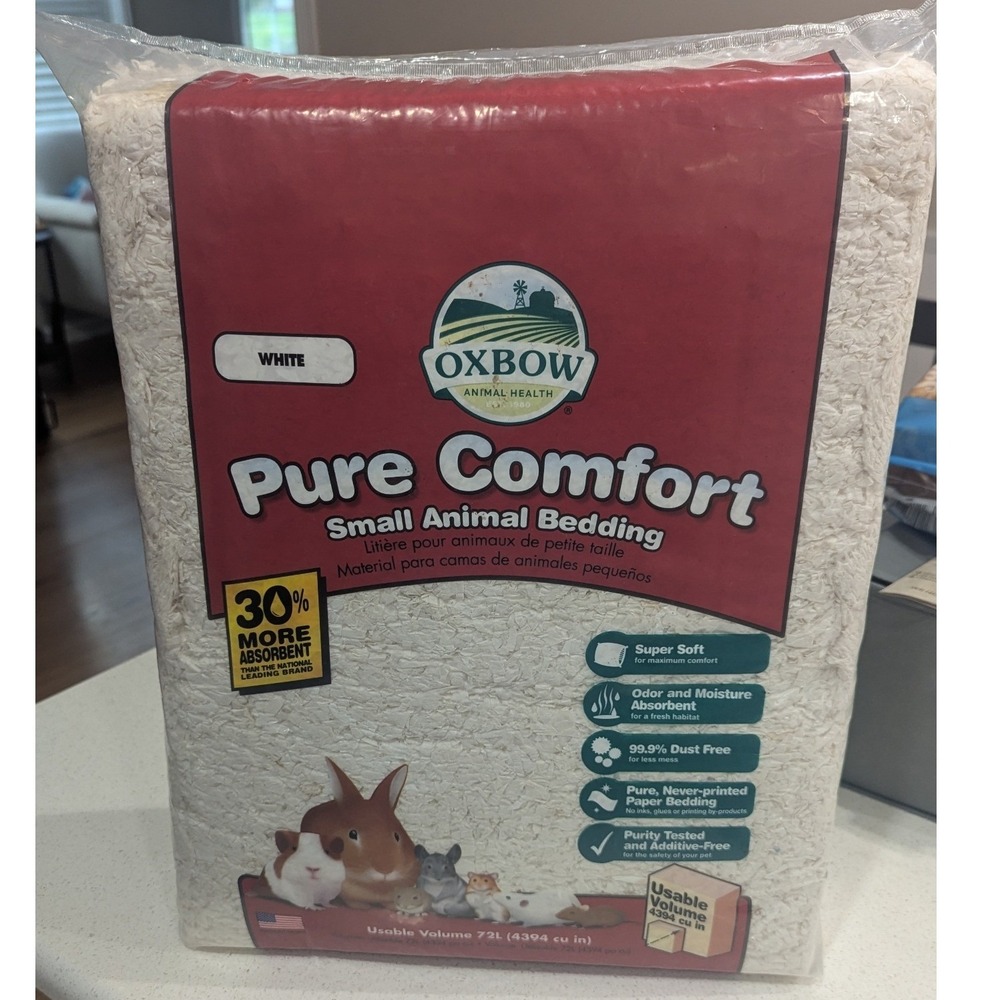Oxbow Pure Comfort Small Animal Bedding White Paper 72L 4394 cu in